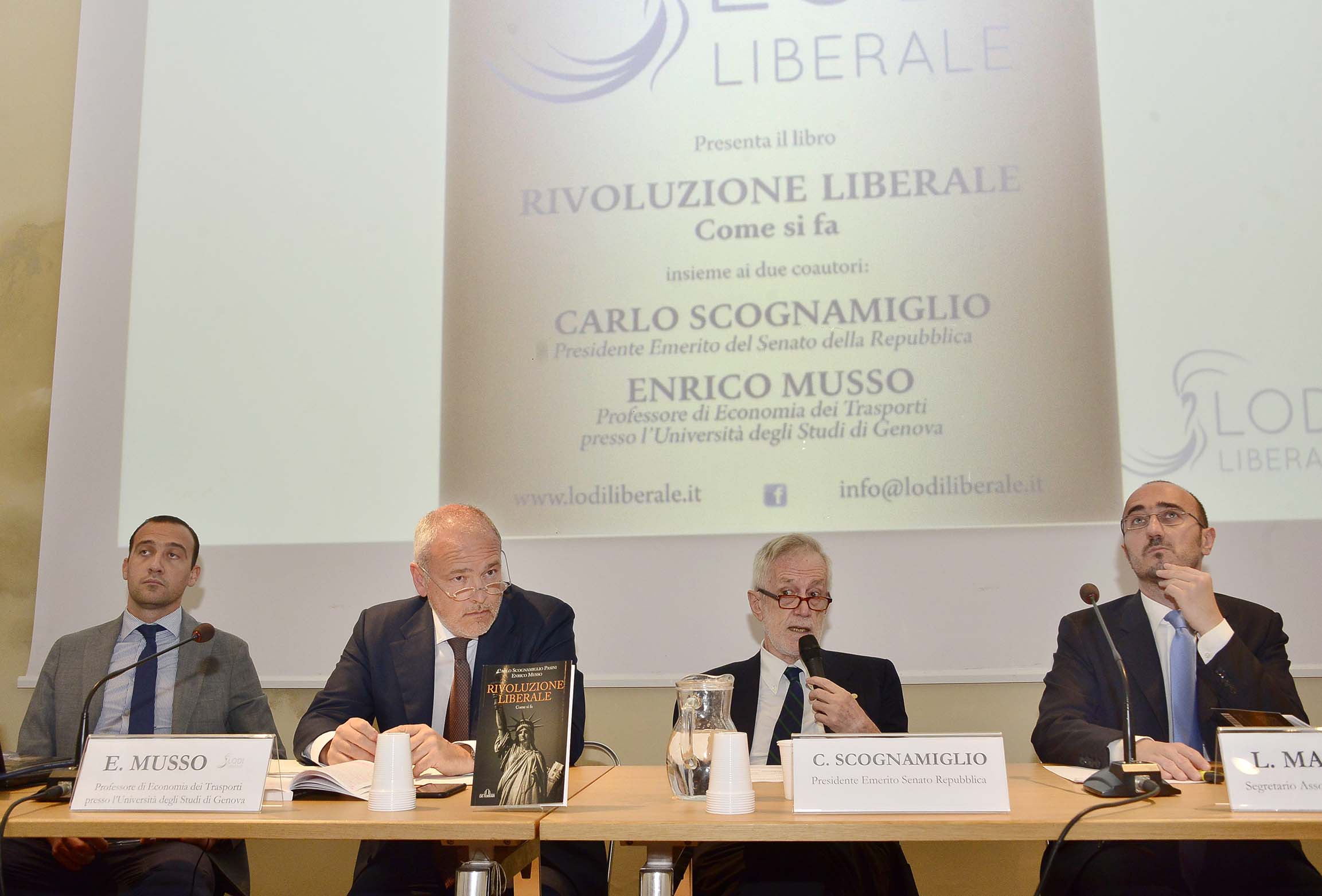 Associazione Lodi Liberale - Presentazione del libro "Rivoluzione liberale. Come si fa" di Carlo Scognamiglio e Enrico Musso