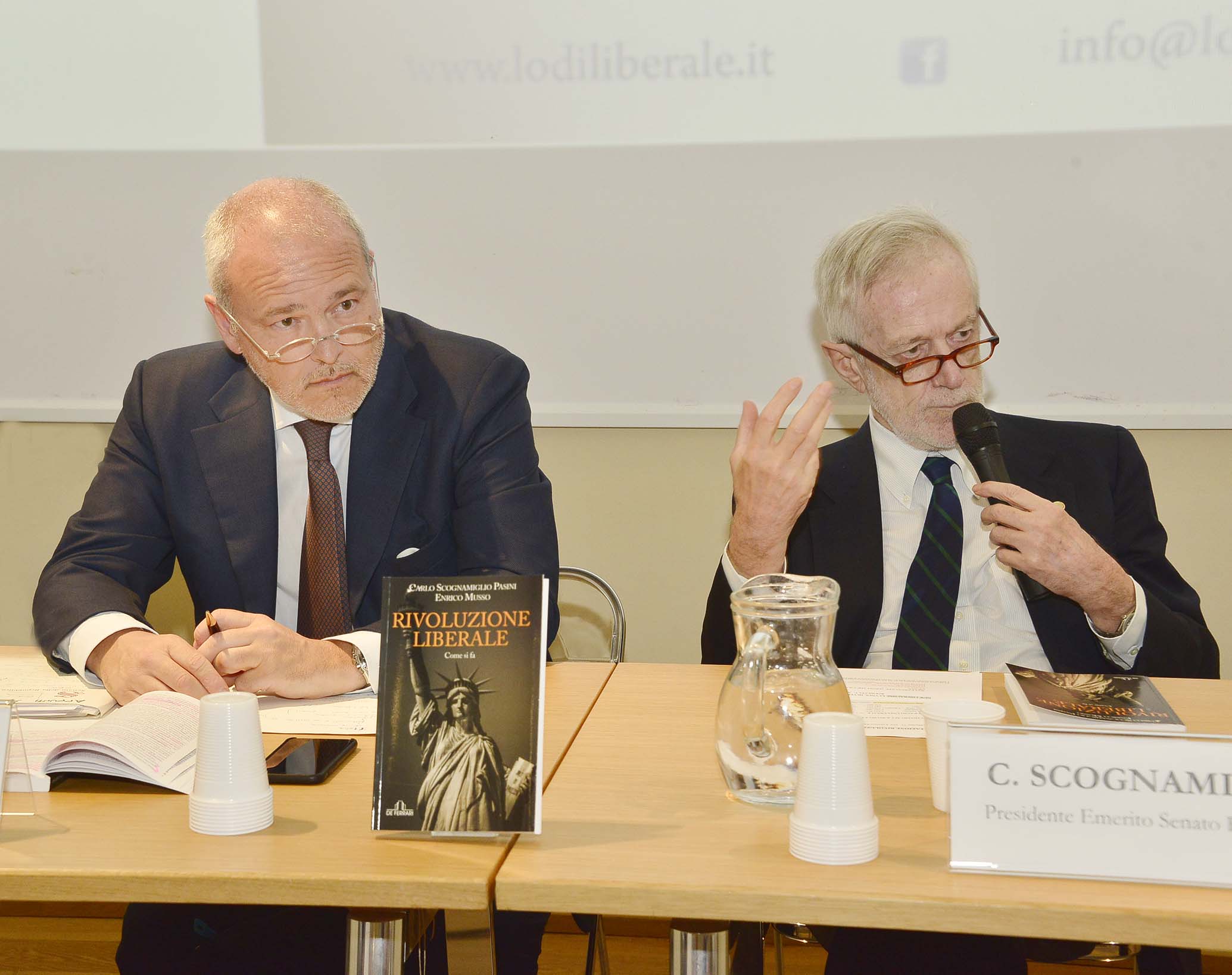 Associazione Lodi Liberale - Presentazione del libro "Rivoluzione liberale. Come si fa" di Carlo Scognamiglio e Enrico Musso