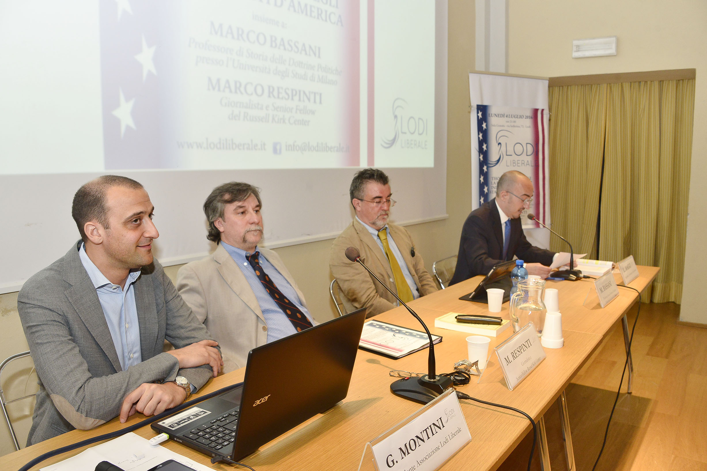 Associazione Lodi Liberale - Thomas Jefferson e la dichiarazione d'indipendenza degli Stati Uniti d'America Marco Bassani e Marco Respinti Montini e Maggi