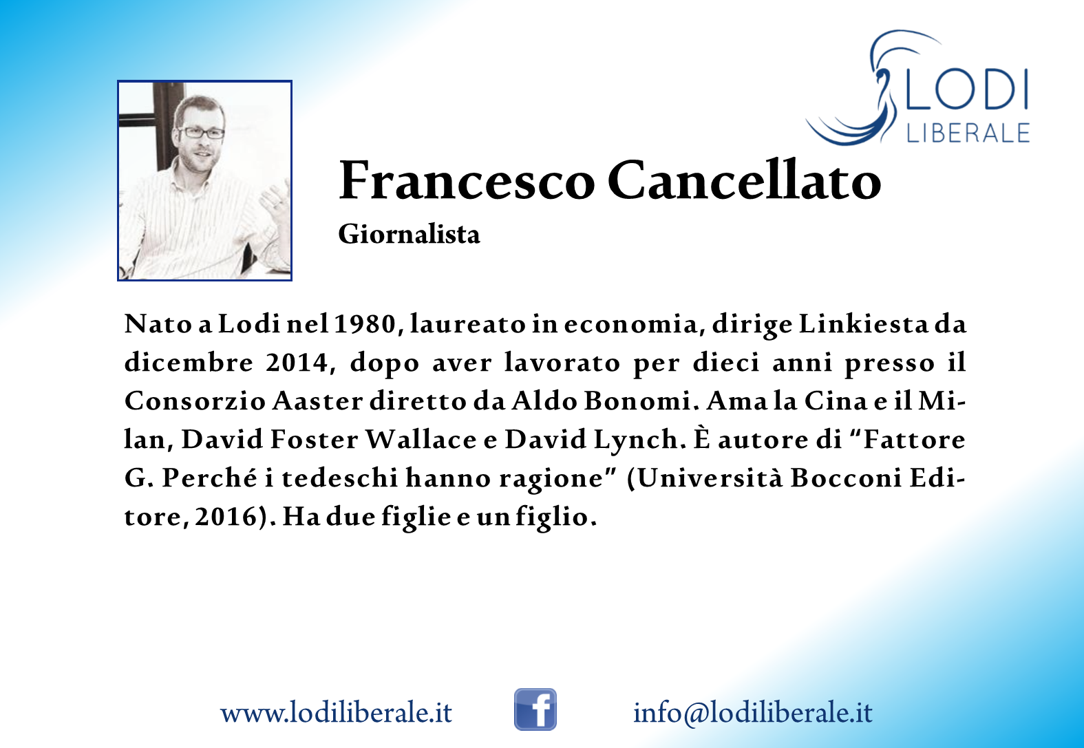 Associazione Lodi Liberale - Presentazione dell'Indice delle liberalizzazioni 2016 Giuricin, Cancellato, Maggi Montini