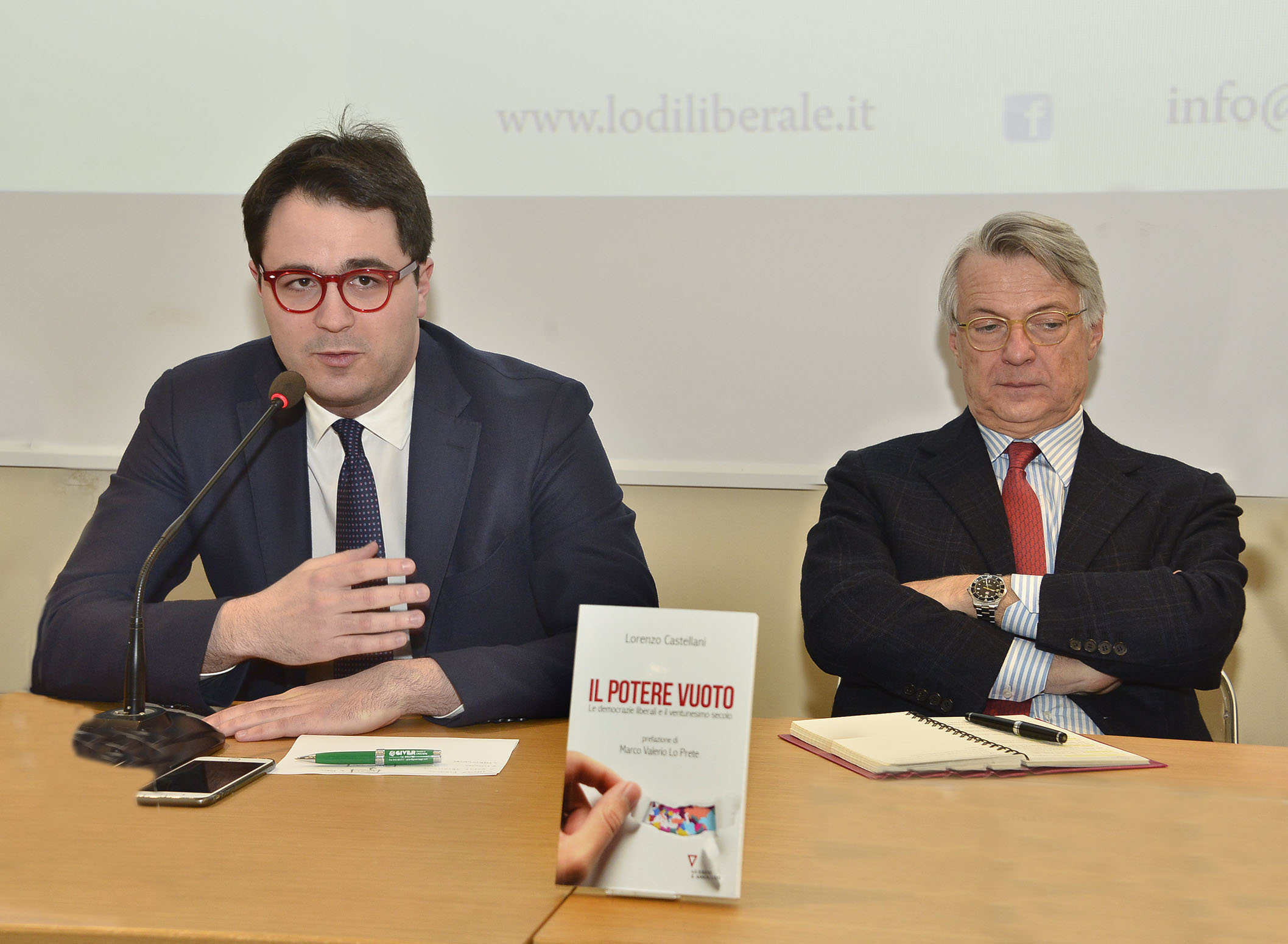 Associazione Lodi Liberale - Presentazione del libro "Il potere vuoto" Lorenzo Castellani, Ferruccio de Bortoli Maggi Montini