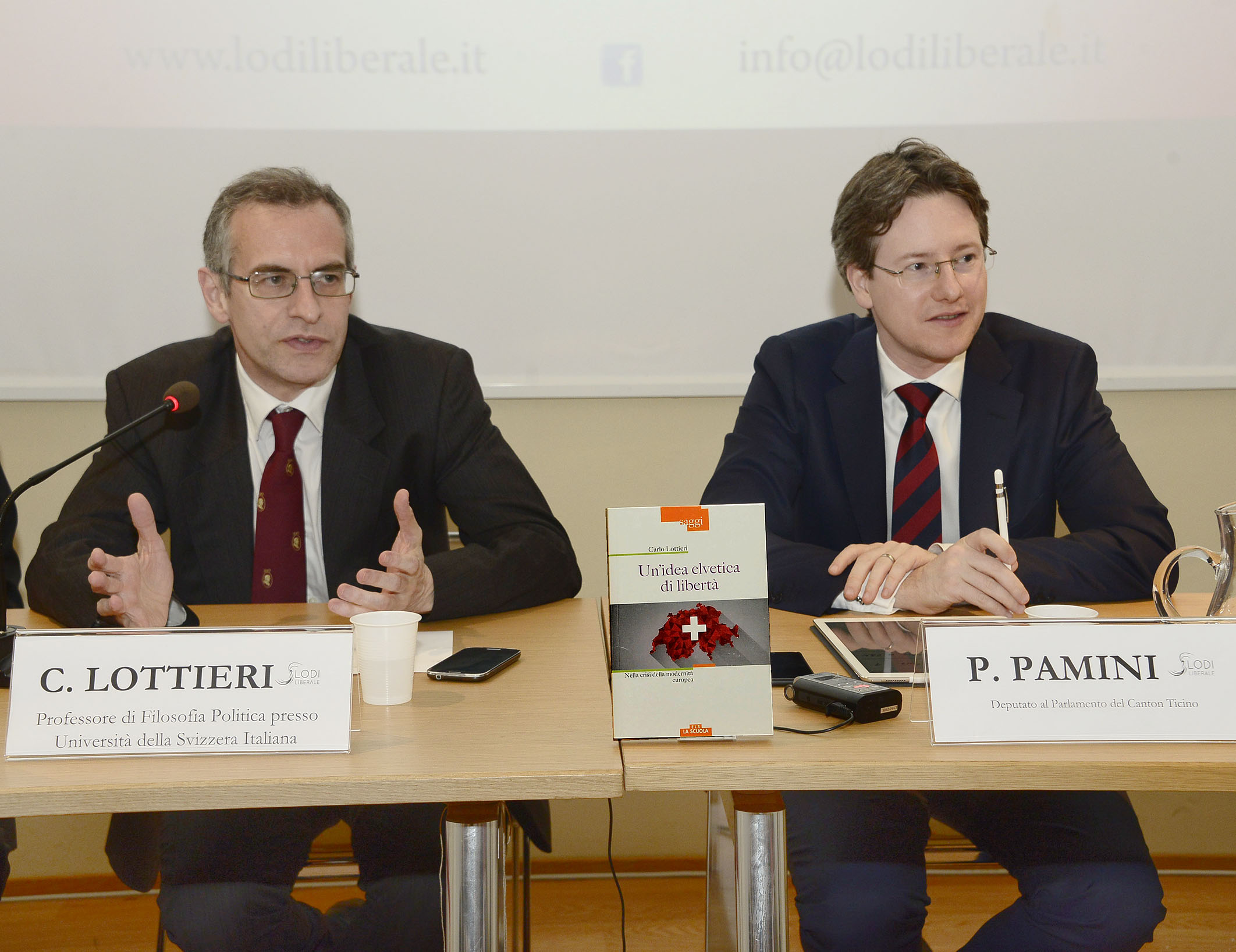 Associazione Lodi Liberale - Presentazione del libro "Un'idea elvetica di libertAi??" Lottieri, Pamini,Maggi,Montini