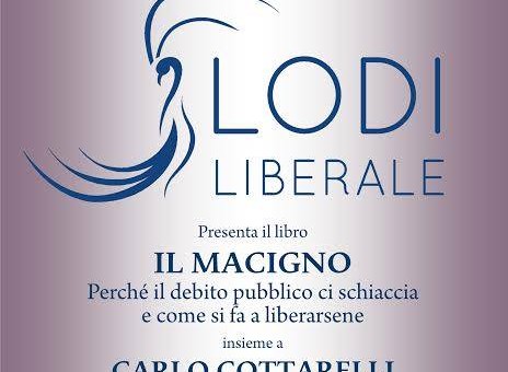Presentazione del volume: “Il macigno, perchè il debito pubblico ci schiaccia e come si fa a liberarsene” di Carlo Cottarelli