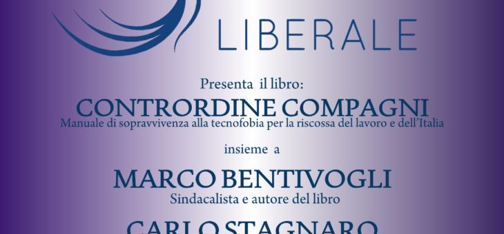 Lunedì 25 maggio presentazione del libro “Contrordine Compagni”