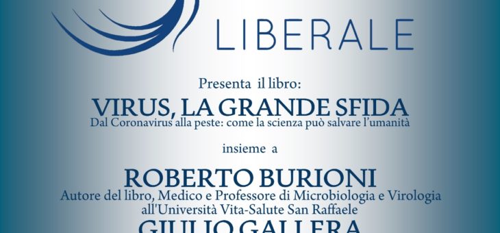Lunedì 8 giugno presentazione del libro “Virus, la grande sfida”