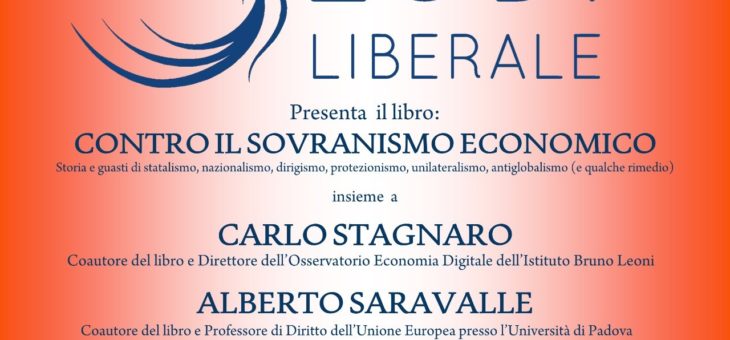 Lunedì 11 gennaio presentazione del libro “Contro il sovranismo economico”