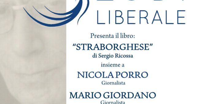 Mercoledì 3 marzo 2021 presentazione del libro “Straborghese”