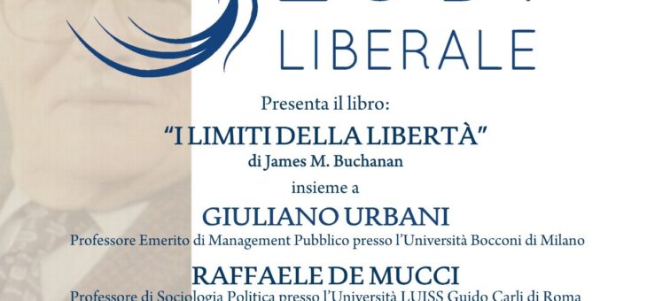 Lunedì 15 febbraio presentazione del libro “I limiti della libertà”