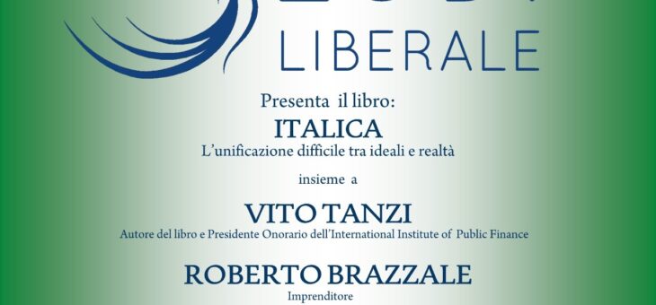 Lunedì 22 marzo presentazione del libro “Italica”