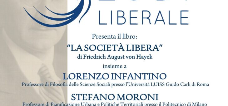 Lunedì 17 maggio presentazione del libro “La società aperta”