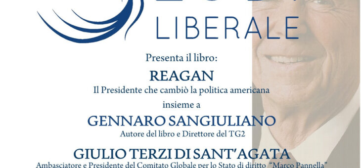 Lunedì 31 maggio presentazione del libro “Reagan”