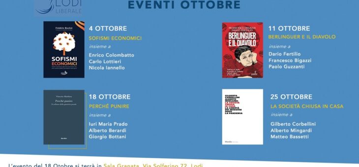 Programmazione eventi Ottobre 2021