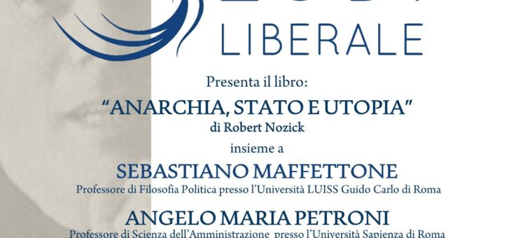 Lunedì 20 settembre 2021 presentazione del libro “Anarchia stato e utopia”