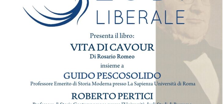 Lunedì 31 Gennaio presentazione del libro “Vita di Cavour”