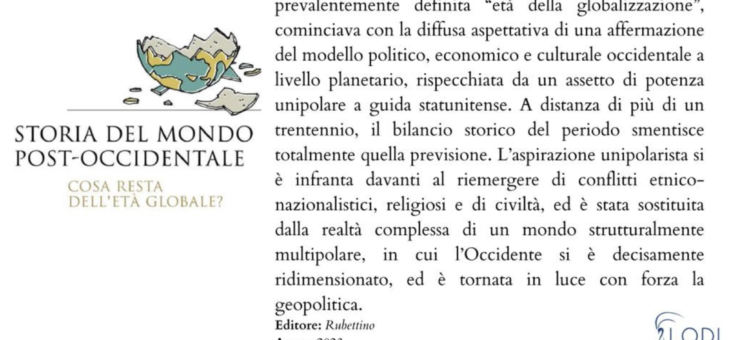 L’occidente che ha vinto la guerra fredda sta vincendo la pace?