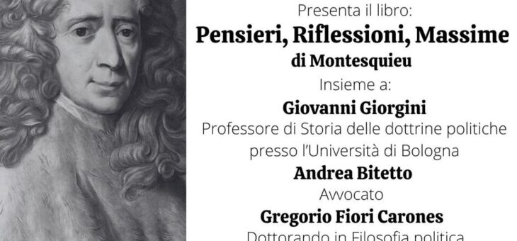 Presentazione libro “Pensieri, Riflessioni Massime”