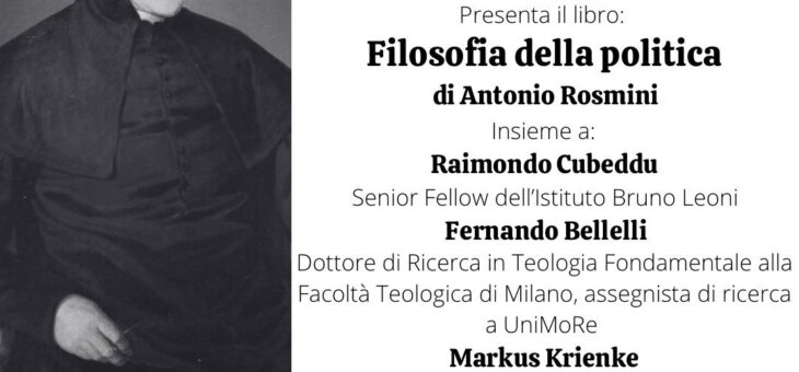Presentazione Libro “Filosofia della politica”