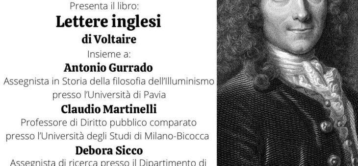 Presentazione libro “Lettere inglesi” di Voltaire