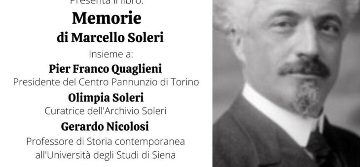 Presentazione del libro: Memorie di Marcello Soleri